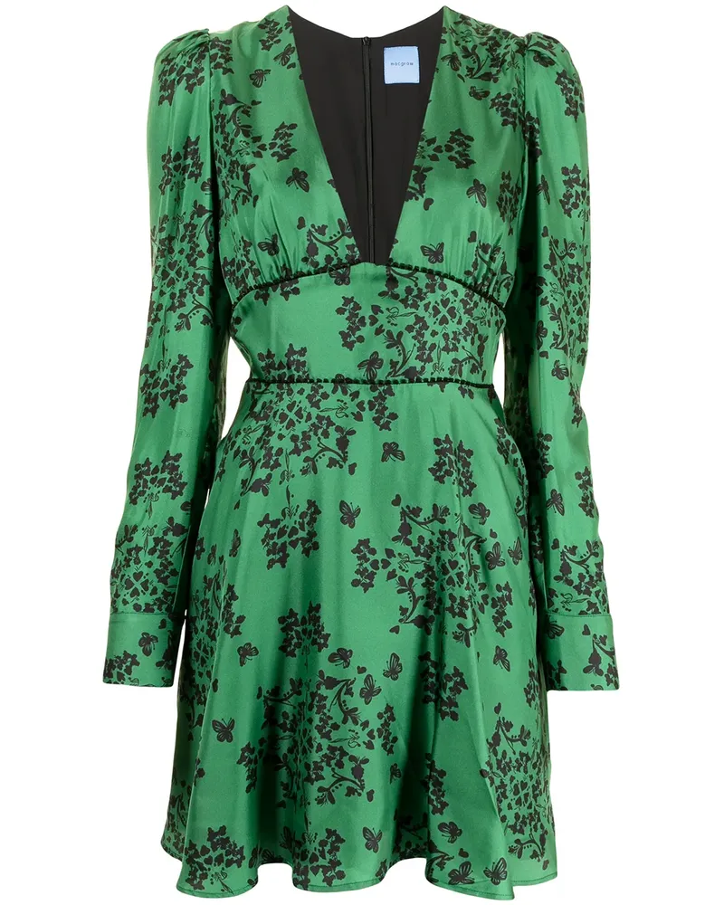 macgraw Minikleid aus Seide - Grün Grün