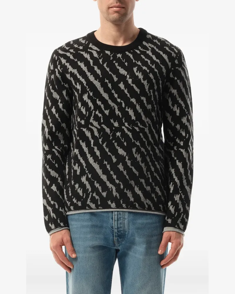 Lanvin jacquard-knit sweatshirt - Schwarz Schwarz
