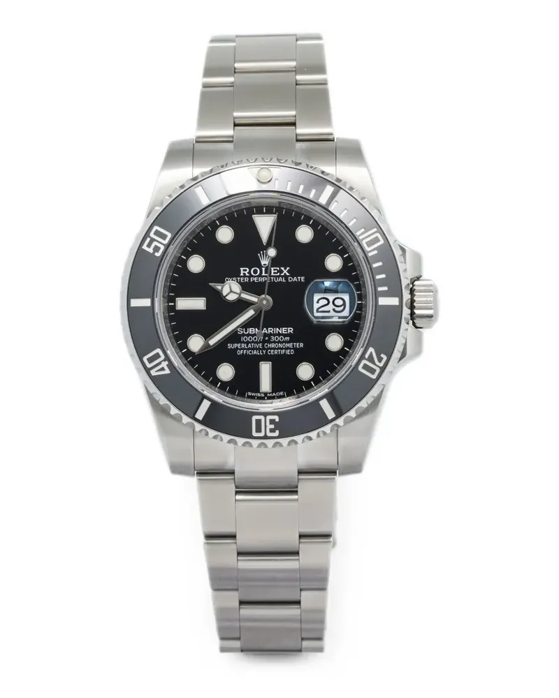 Rolex Submariner 40mm watch - Schwarz Schwarz