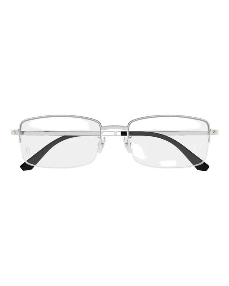 Cartier Brille mit eckigem Gestell - Grau Grau