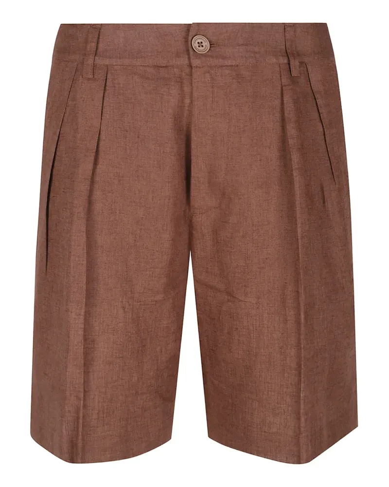 HINNOMINATE pleated shorts - Braun Braun
