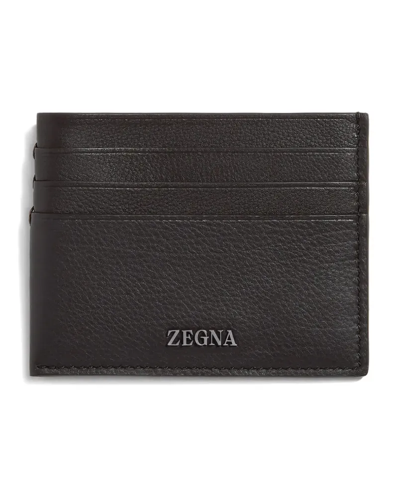 Ermenegildo Zegna Klassisches Kartenetui - Braun Braun