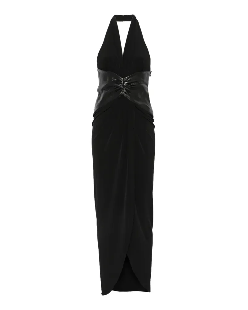 ANDAMANE Kleid mit Neckholder-Ausschnitt - Schwarz Schwarz