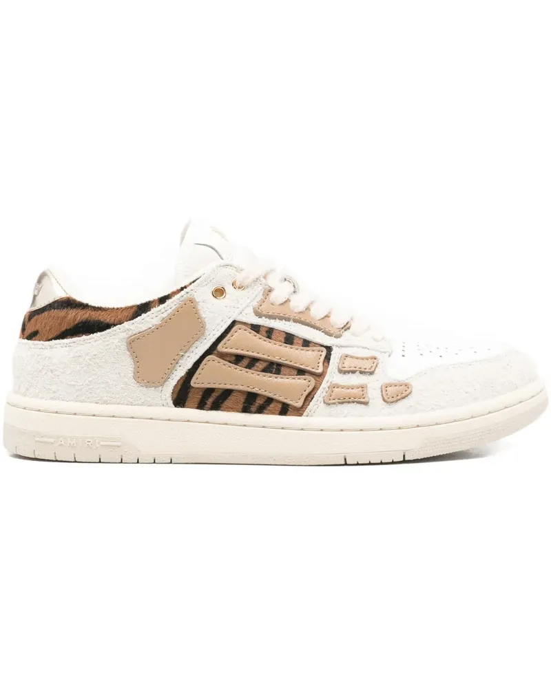 Amiri Zebra Skel sneakers - Nude Nude