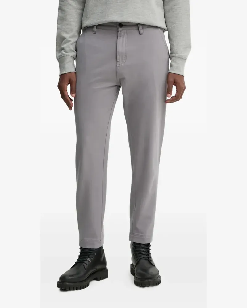 HUGO BOSS Hose mit Logo-Patch - Grau Grau