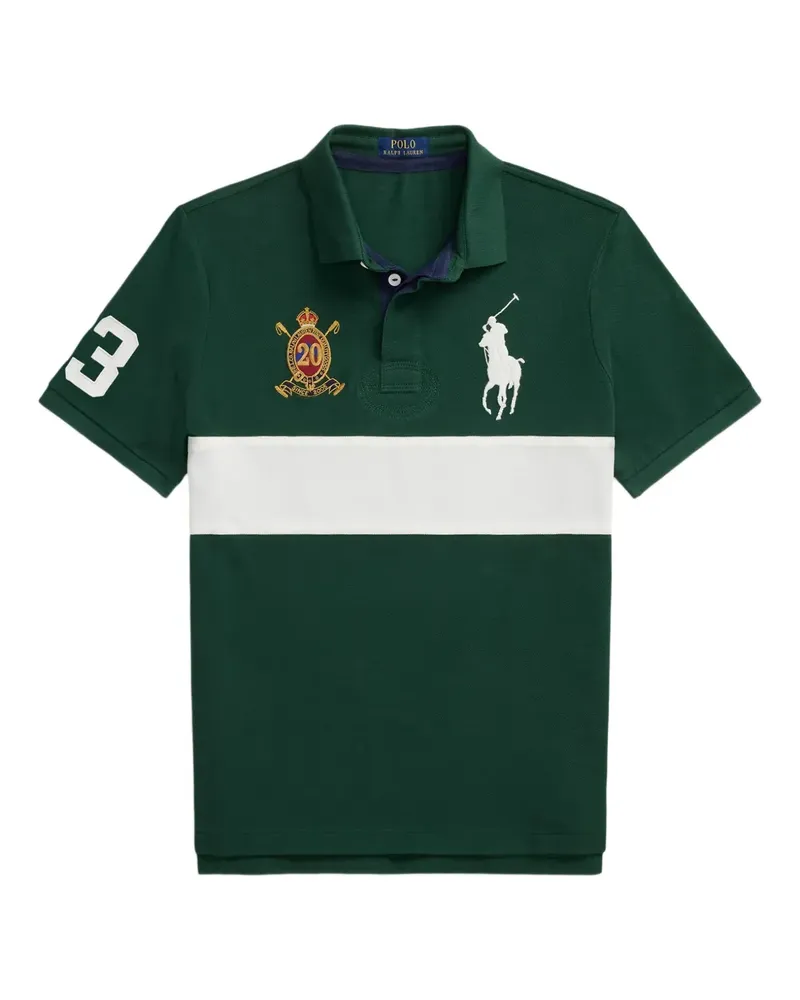 Ralph Lauren Big Pony 20th Anniversary stripe polo shirt - Grün Grün