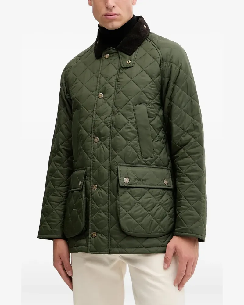 Barbour Bedale corduroy-collar jacket - Grün Grün