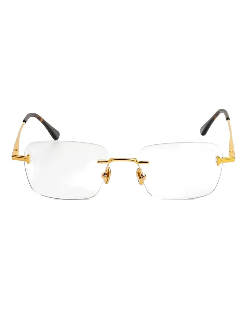 Tom Ford rectangle glasses - Gold Gold