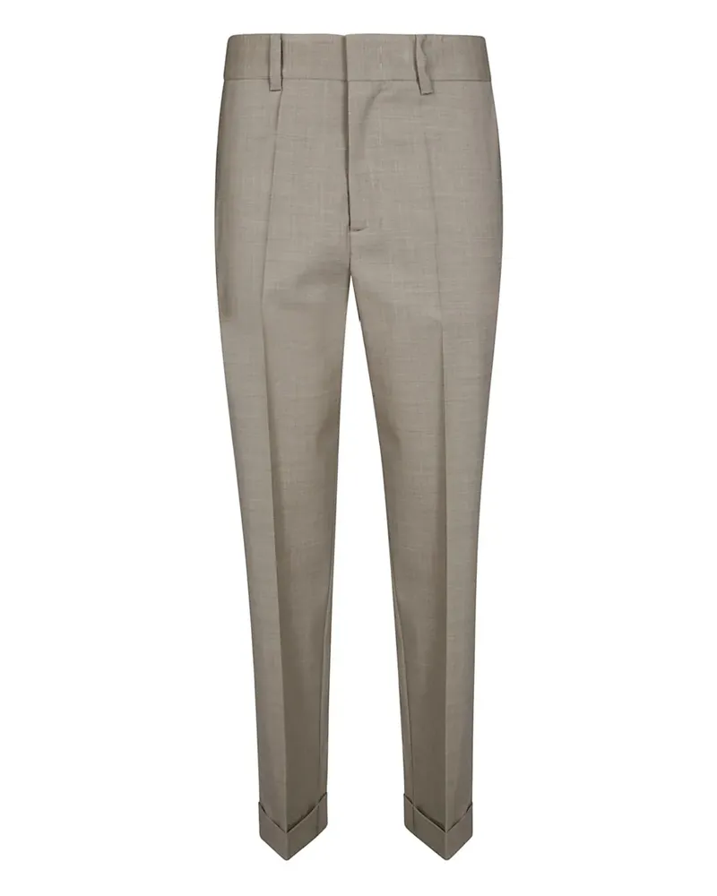 P.A.R.O.S.H. P.A.R.O H. Plisseehose mit geradem Schnitt - Nude Nude