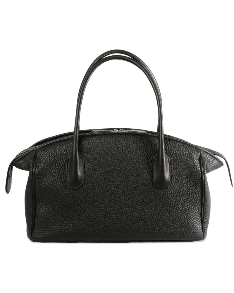 The Row leather tote bag - Schwarz Schwarz