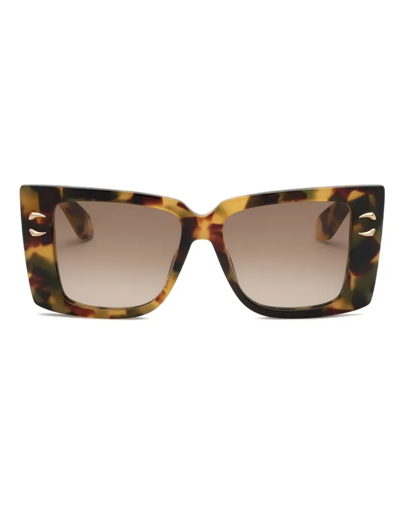 Roberto Cavalli Sonnenbrille mit Oversized-Gestell - Braun Braun
