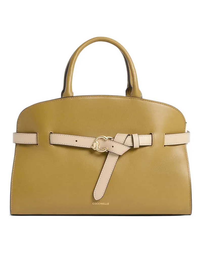 Coccinelle medium Sabine leather shoulder bag - Grün Grün