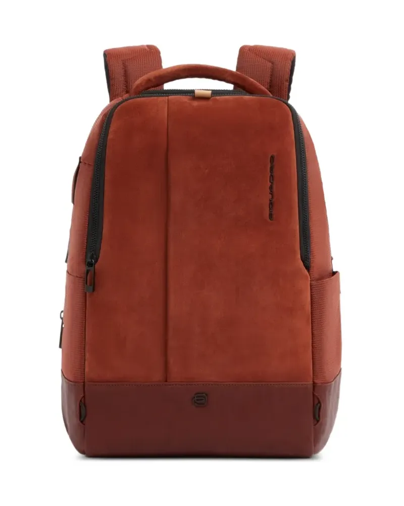 Piquadro Rucksack mit Wildleder-Effekt - Braun Braun