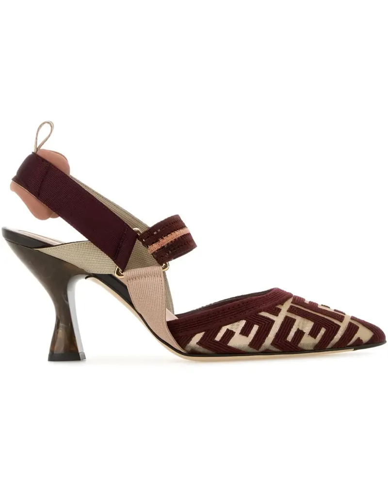 Fendi Colibri Pumps mit Monogrammmuster - Rot Rot