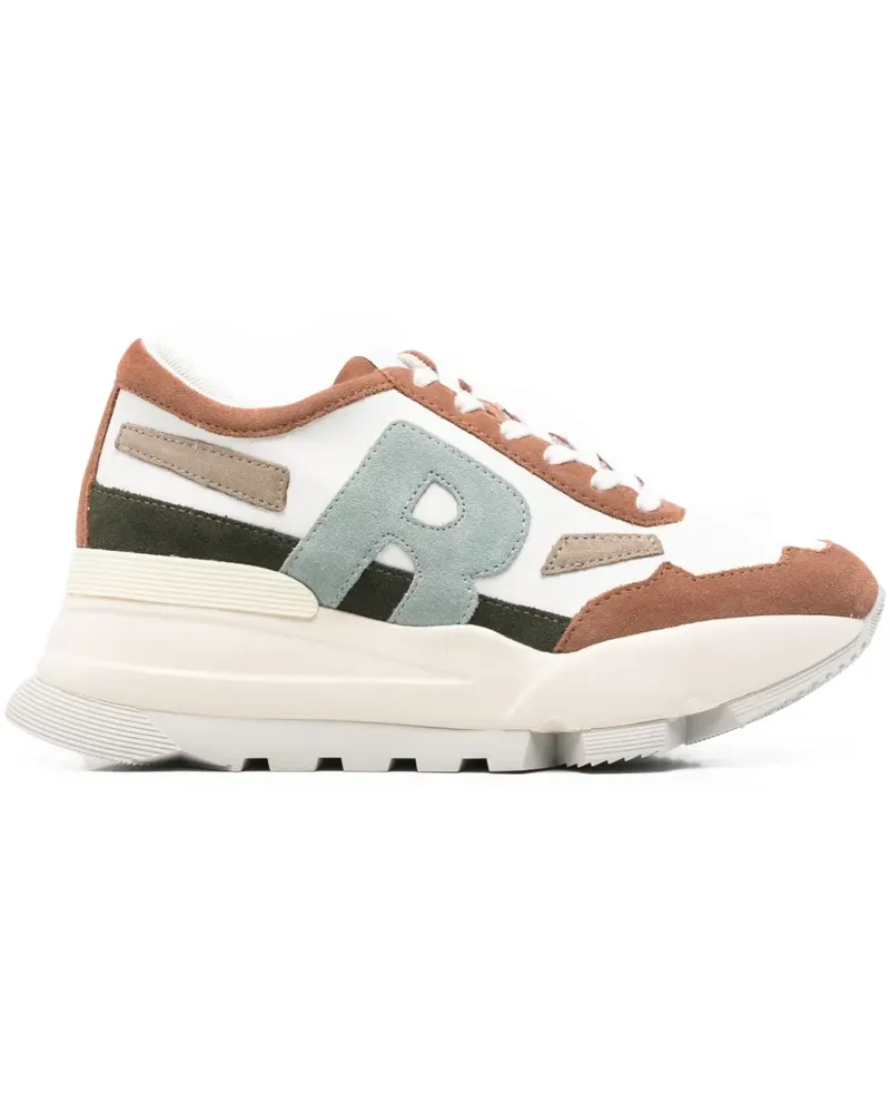 RUCO LINE R' appliqué AKI trainers - Weiß Weiß
