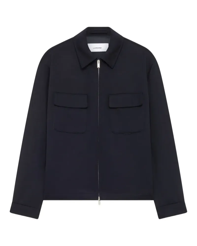 LARDINI Easy Wear padded shirt jacket - Blau Blau