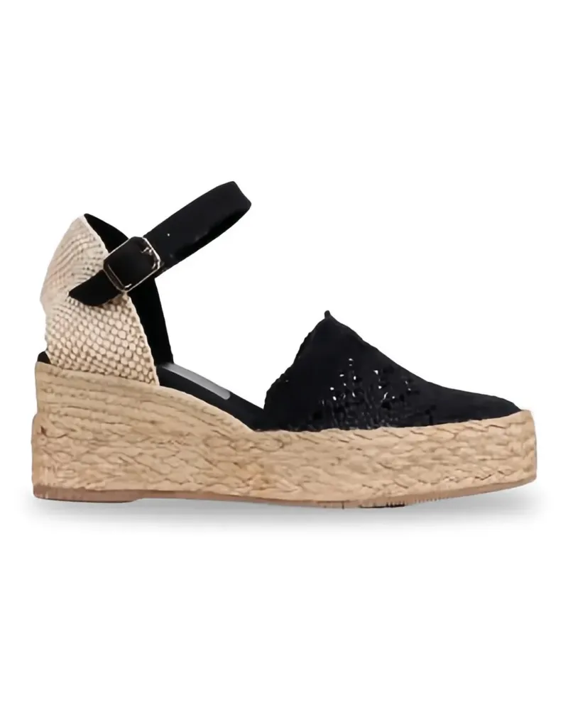 Paloma Barceló black heeled espadrilles - Schwarz Schwarz