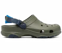 Klassische Slingback-Sandalen - Grün