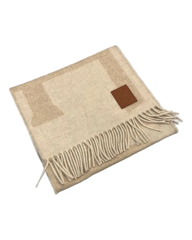 Loewe Schal mit Fransen - Nude Nude