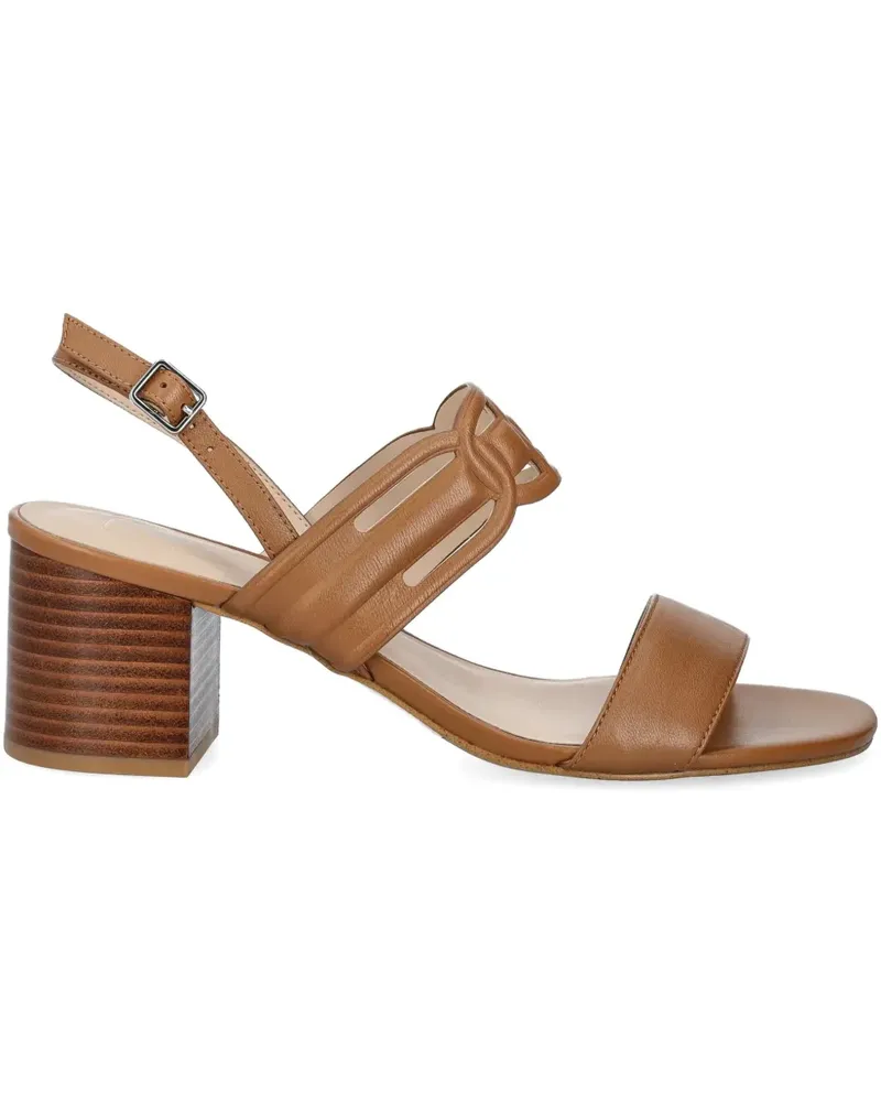 Liu Jo Riemensandalen mit Blockabsatz - Braun Braun