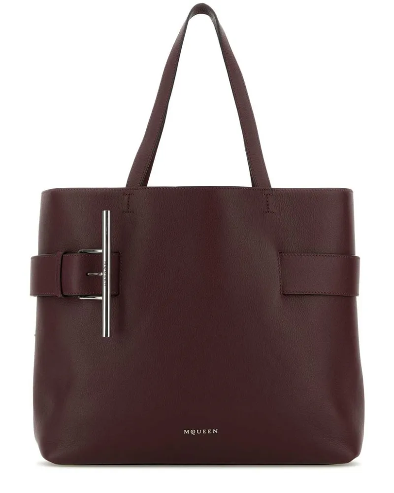 Alexander McQueen Tyrian T-Bar Tote Bag - Braun Braun