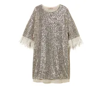 Minikleid mit Pailletten - Gold
