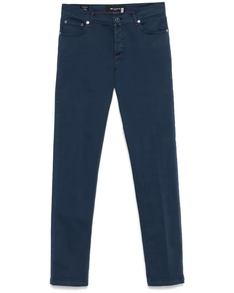 Kiton Klassische Hose - Blau Blau