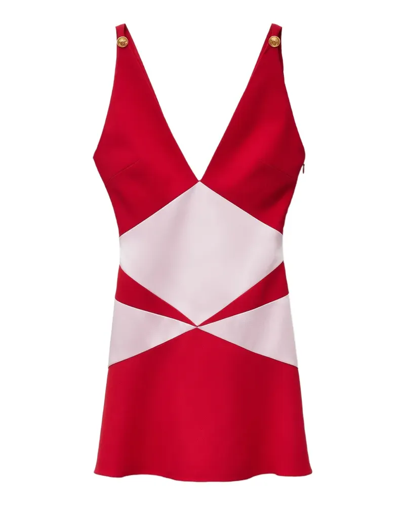 Versace Minikleid aus Envers-Satin - Rot Rot