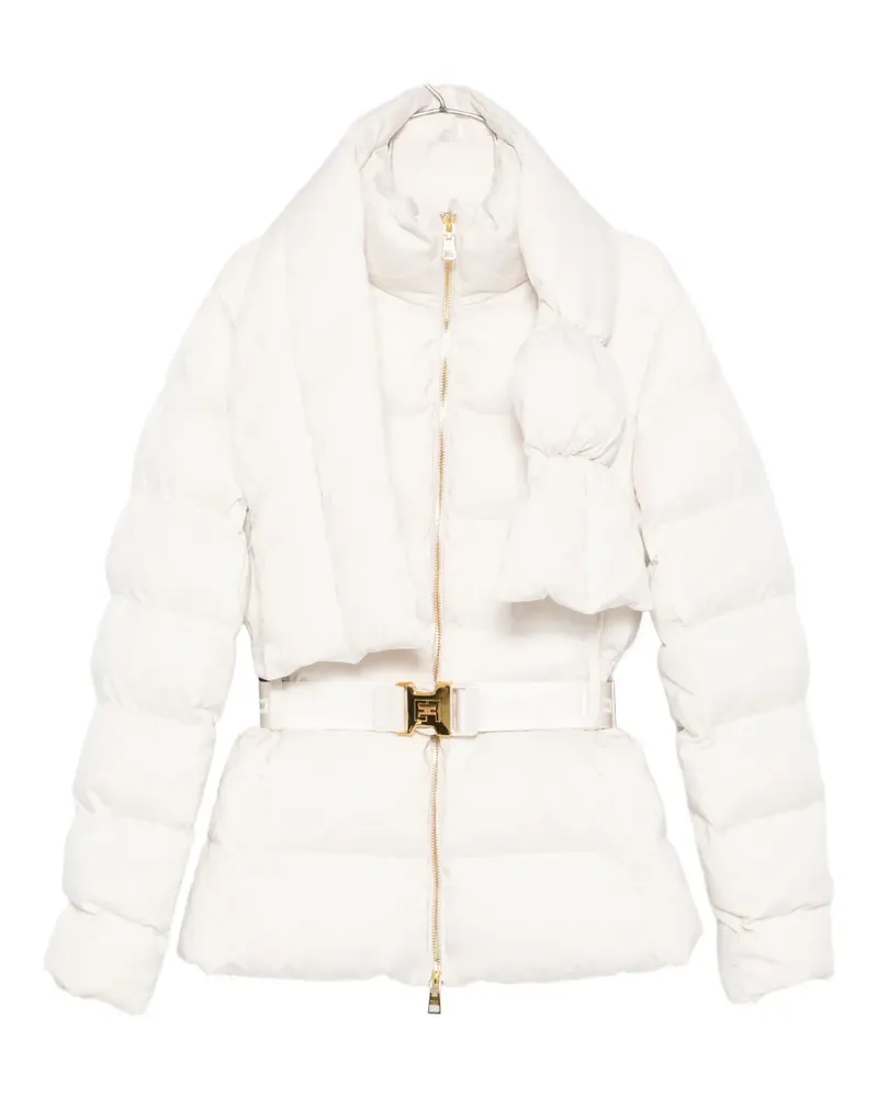 Elisabetta Franchi belted jacket - Weiß Weiß