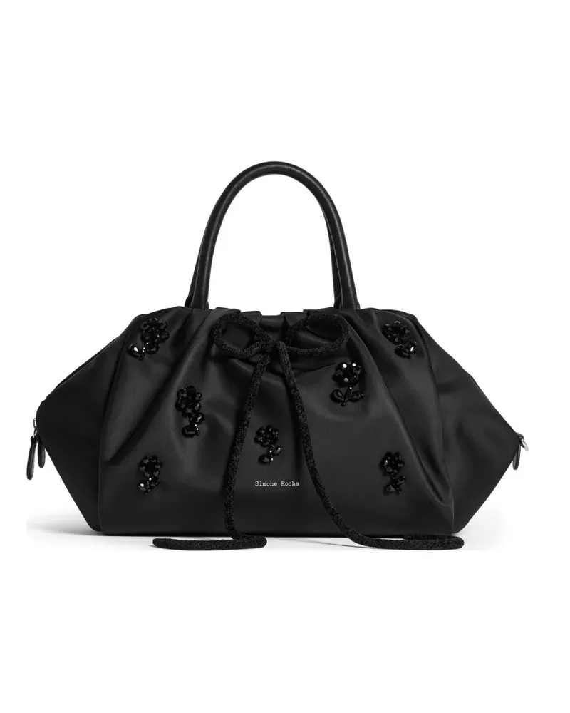 Simone Rocha embellished tote bag - Schwarz Schwarz