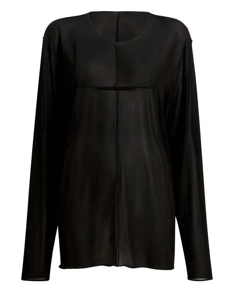 KHAITE Kit Langarmshirt - Schwarz Schwarz