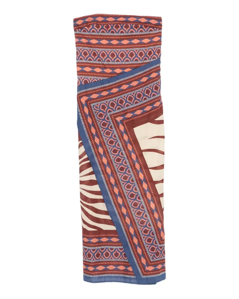 Johanna Ortiz Paraiso Agreste strapless dress - Rot Rot