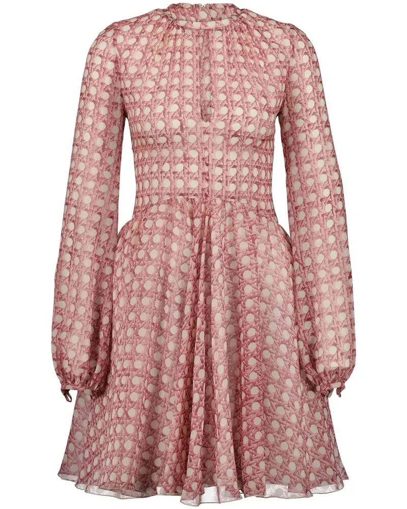 Giambattista Valli Gepunktetes Minikleid - Rosa Rosa