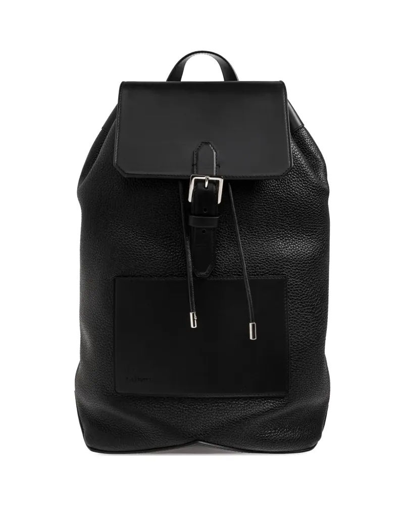 Lanvin Catch Rucksack aus gekörntem Leder - Schwarz Schwarz