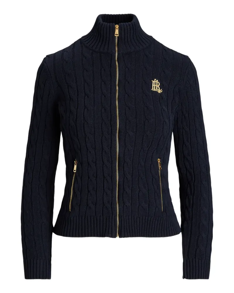 Ralph Lauren Jacke mit Zopfmuster - Blau Blau