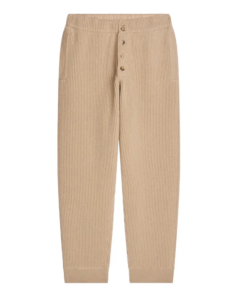Dries van Noten Hose aus Wolle - Nude Nude