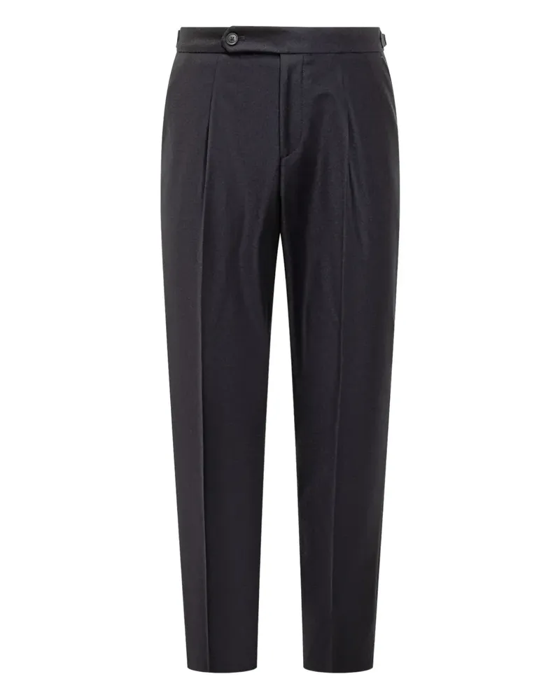 HUGO BOSS pleated C-PERINO-PL-DTL trousers - Blau Blau