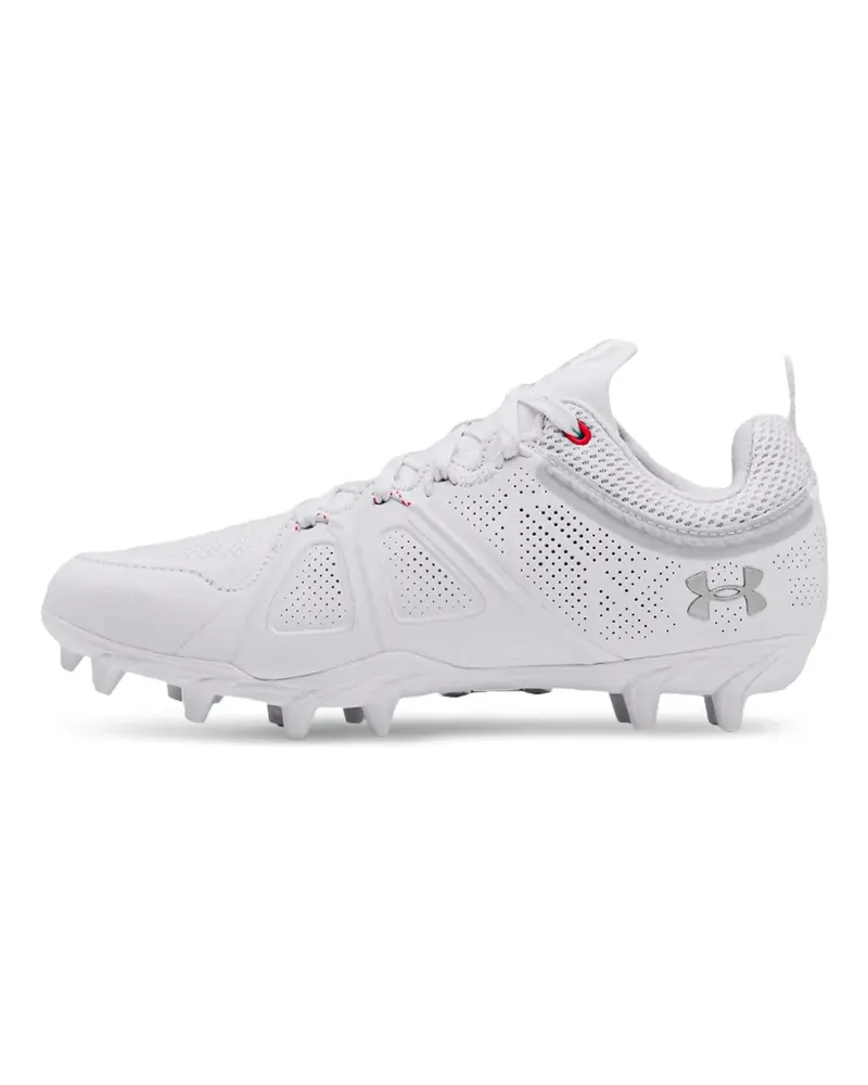 Under Armour Perforierte Glory MC Sneakers - Weiß Weiß