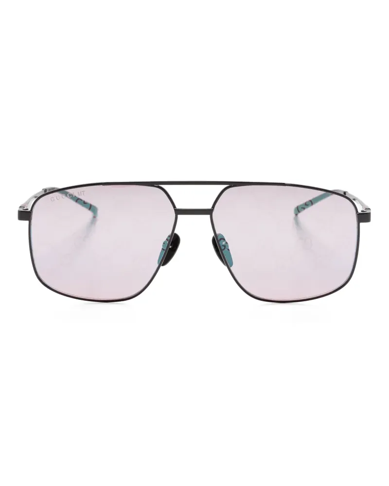 Gucci Getönte Pilotenbrille - Schwarz Schwarz