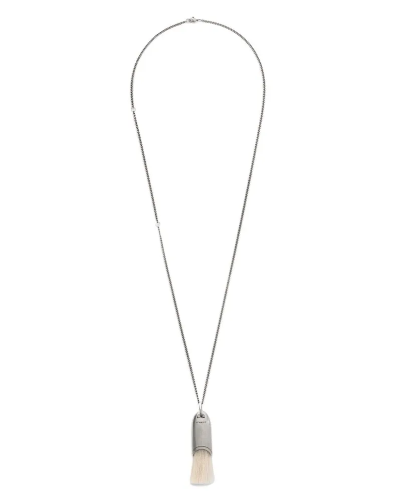 Christophe Lemaire Personal Brush Halskette - Silber Silber