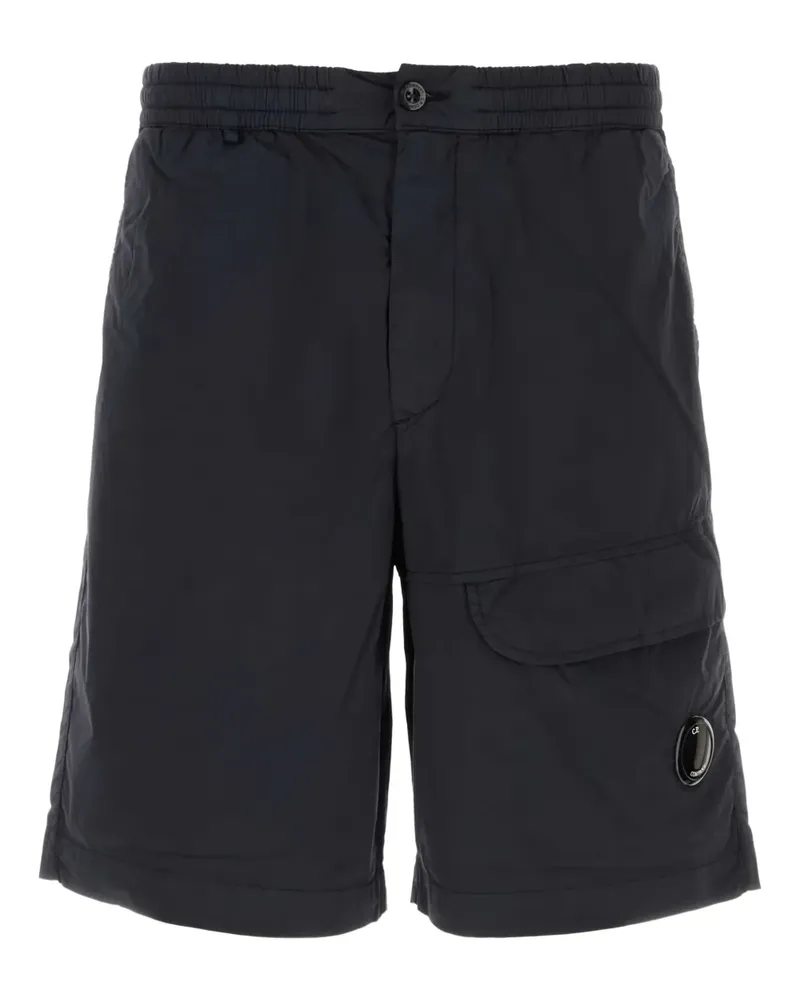 C.P. Company Bermudas mit Logo-Patch - Blau Blau