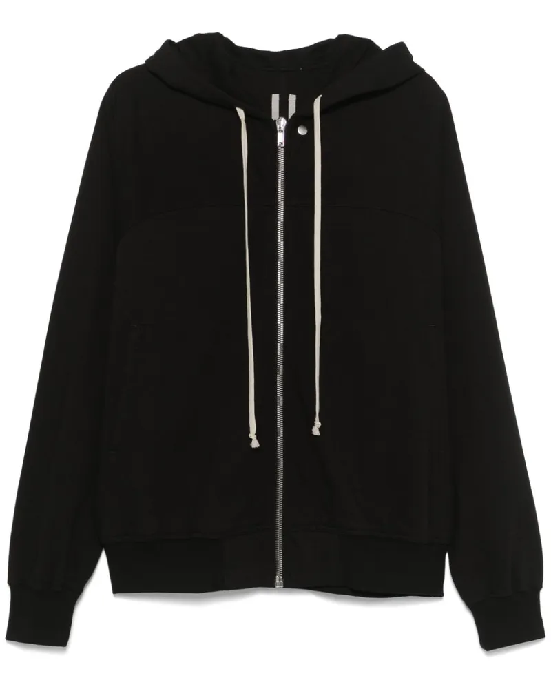 Rick Owens Hoodie aus Bio-Baumwolle - Schwarz Schwarz