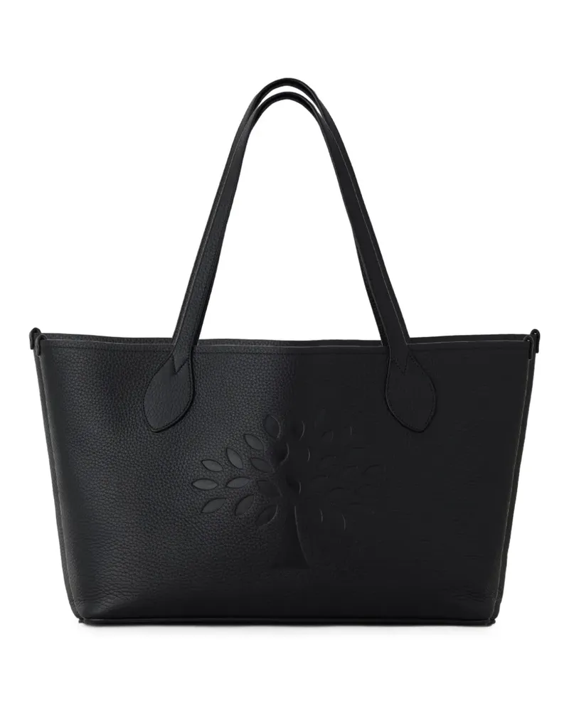 Mulberry Tree Tote Bag mit Prägung - Schwarz Schwarz
