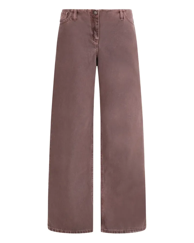 Magda Butrym Jeans mit weitem Bein - Braun Braun
