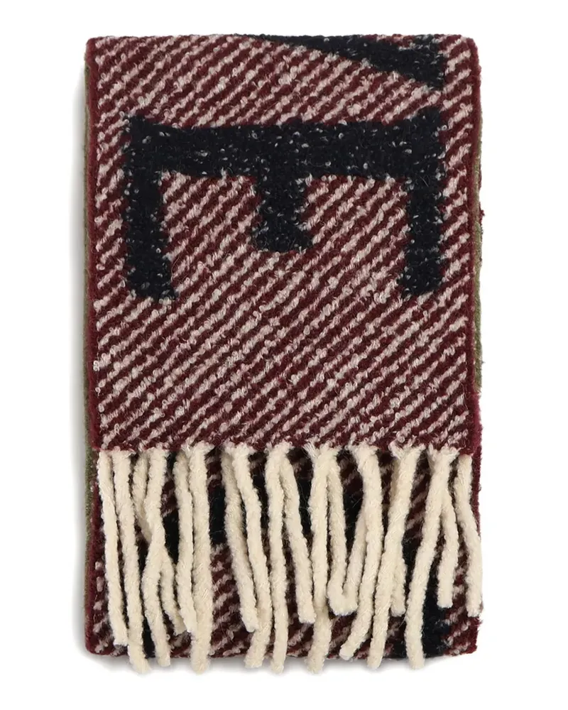 Loewe fringed scarf - Rot Rot