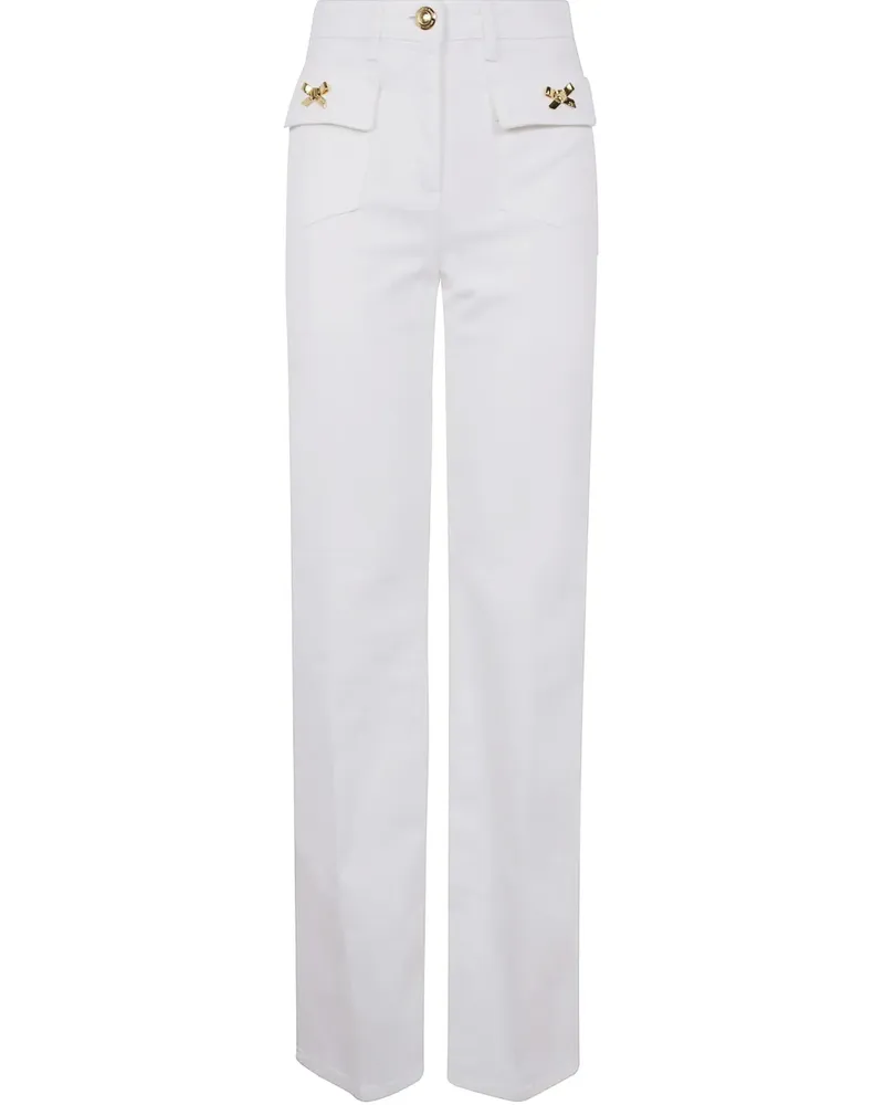 Elisabetta Franchi Klassische Hose - Weiß Weiß