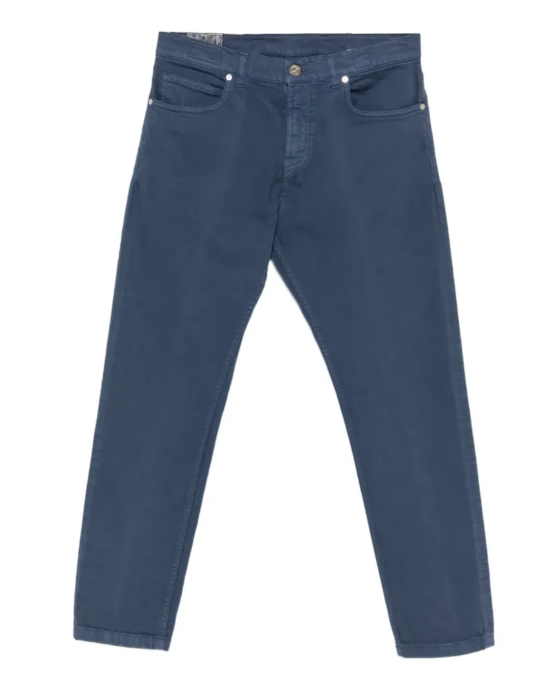 Eleventy Gerade Hose im Five-Pocket-Design - Blau Blau