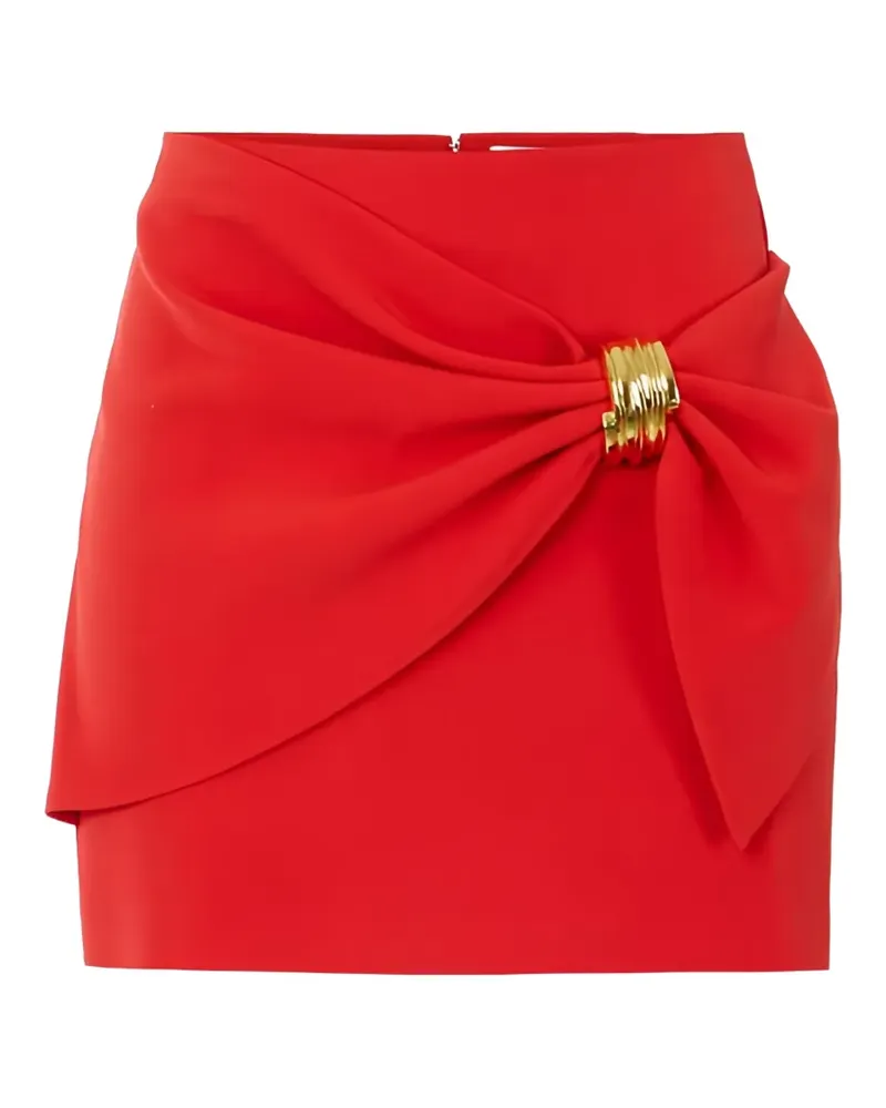 Elisabetta Franchi jewel draped mini skirt - Rot Rot
