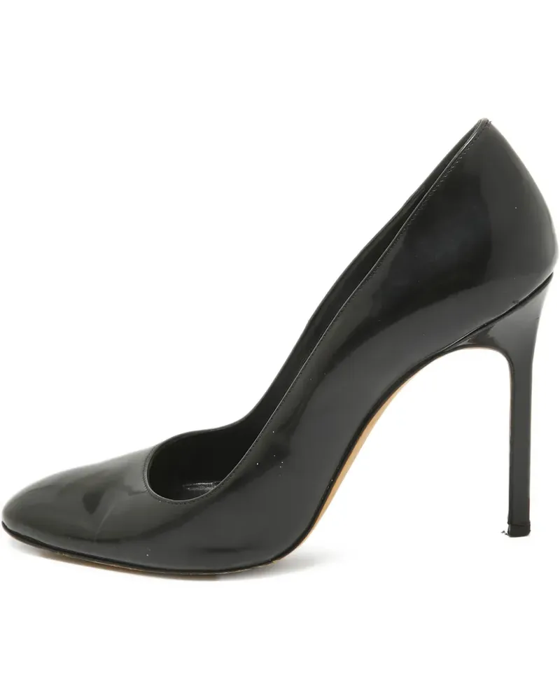 Manolo Blahnik Pre-owned Pumps mit spitzer Kappe 100mm - Schwarz Schwarz