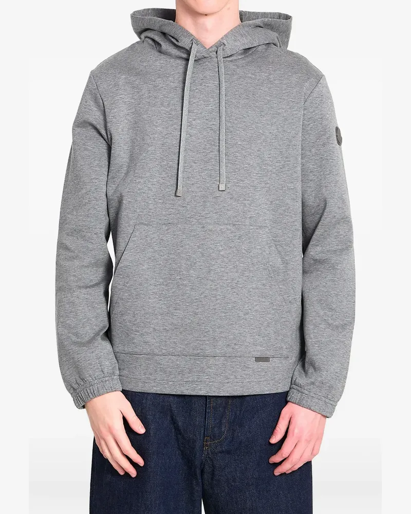 Moncler drawstring kangaroo pocket hoodie - Grau Grau